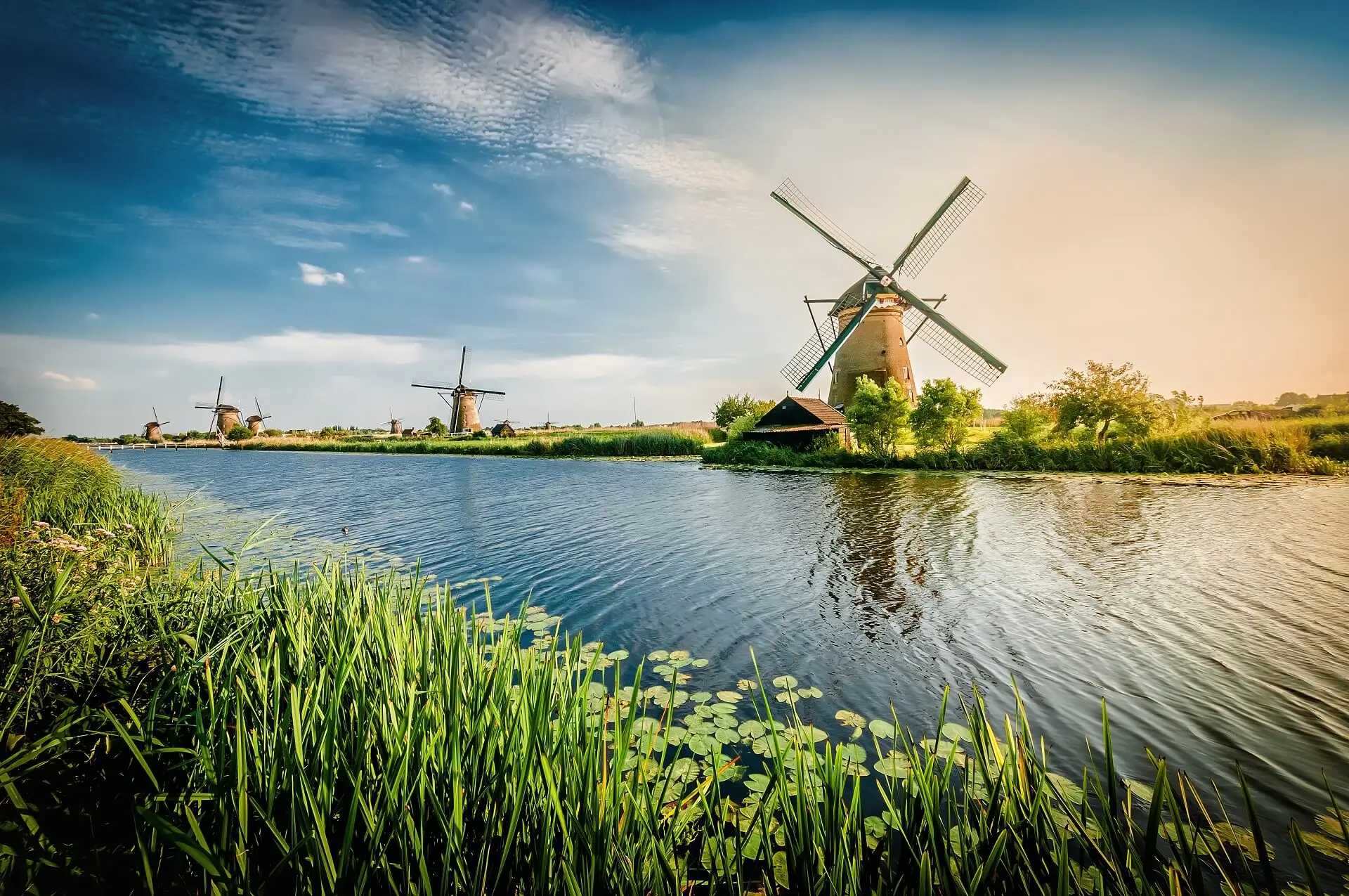 Netherlands, Belgium and France
